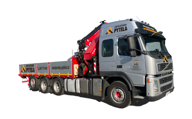 Autojeřáby Pytela - Volvo FM 500 HP + HMF 4720-K6