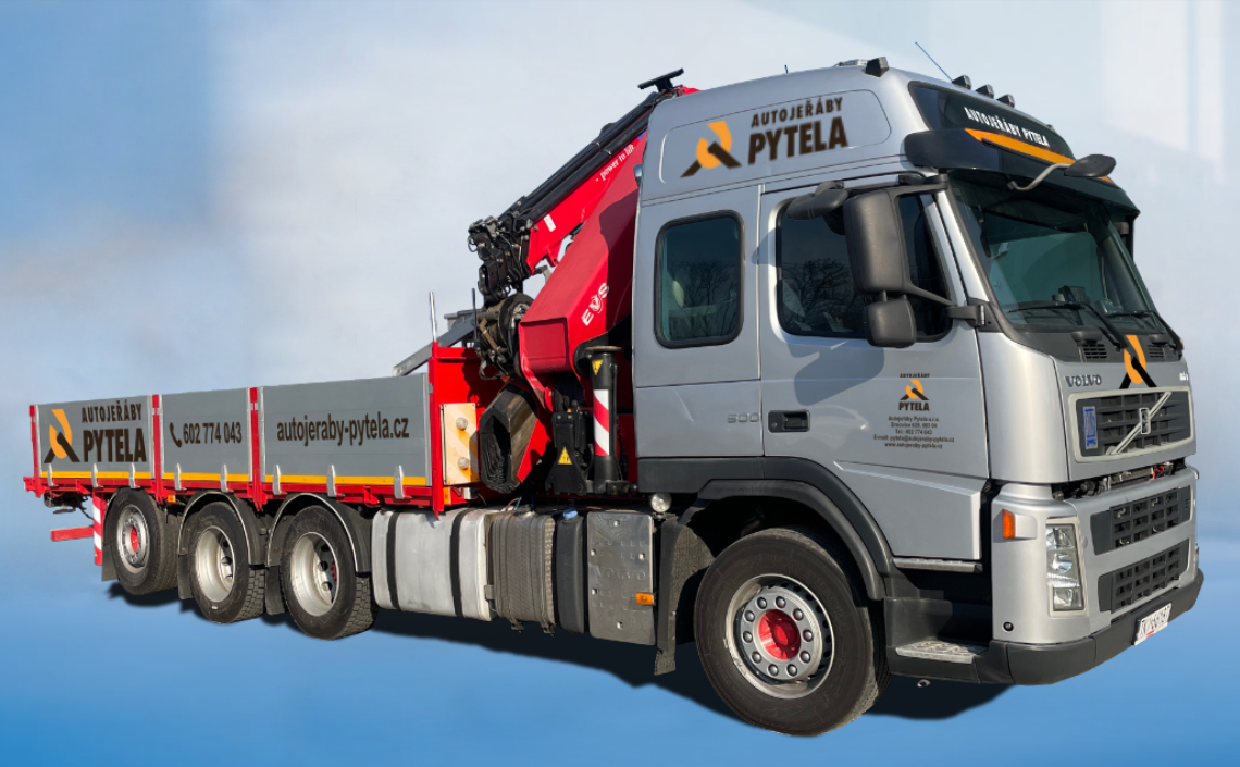 Autojeřáby Pytela - Volvo FM 500 HP 8x4 + HMF 4720-K6 01