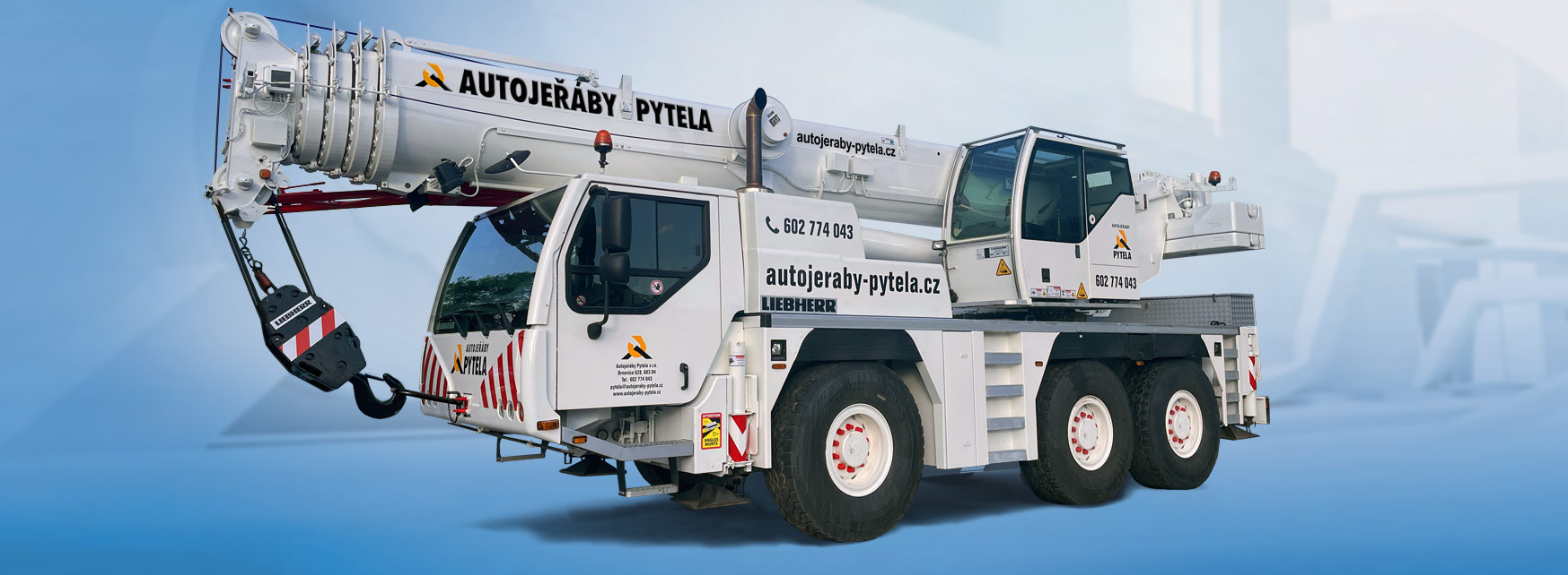 Autojeřáby PYTELA LTM-1055 / 3.1