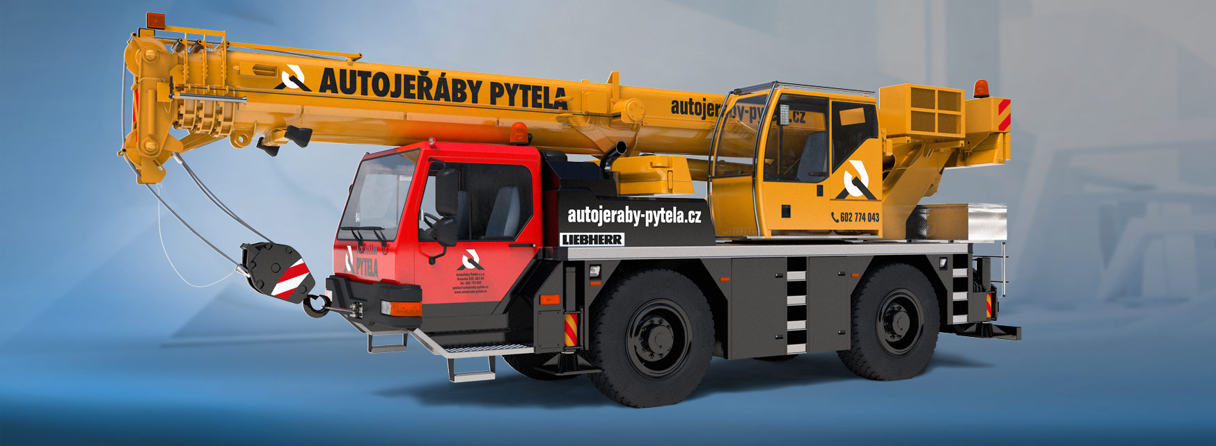 Autojeřáby PYTELA LTM-1040